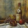 Still Life with Fruit & Wine